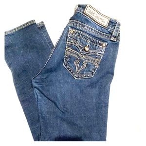 Rock Revival Jeans, Easy Skinny, Alivia, Size 29